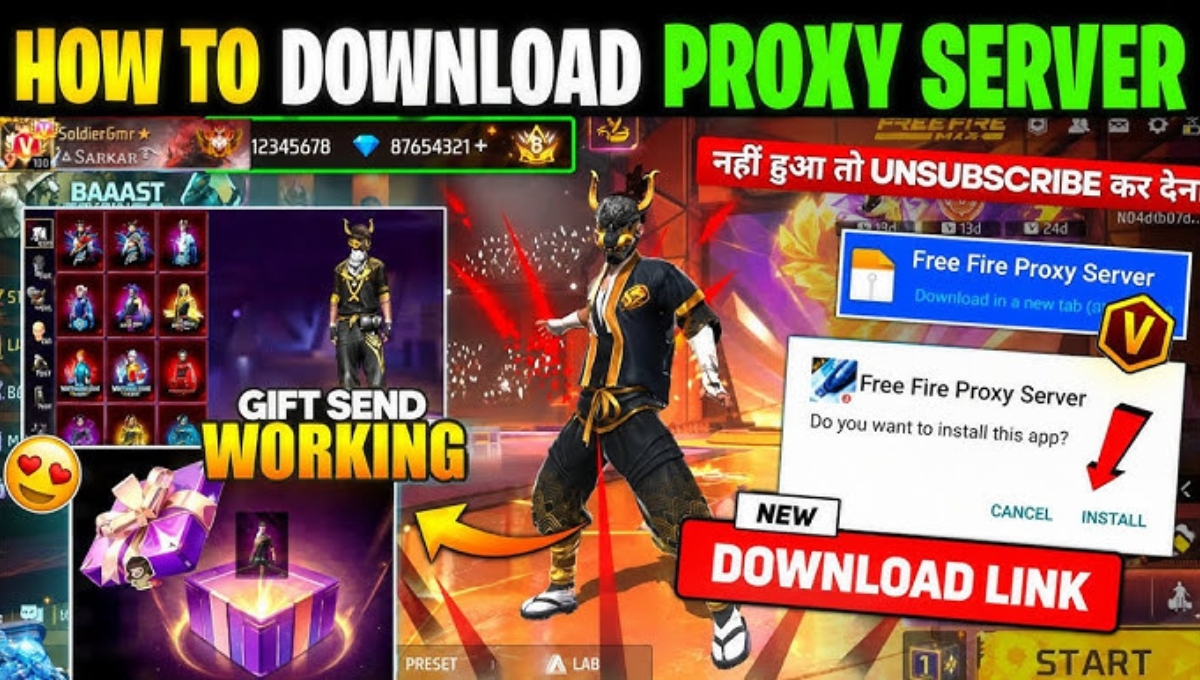 Proxy Server Free Fire Max APK