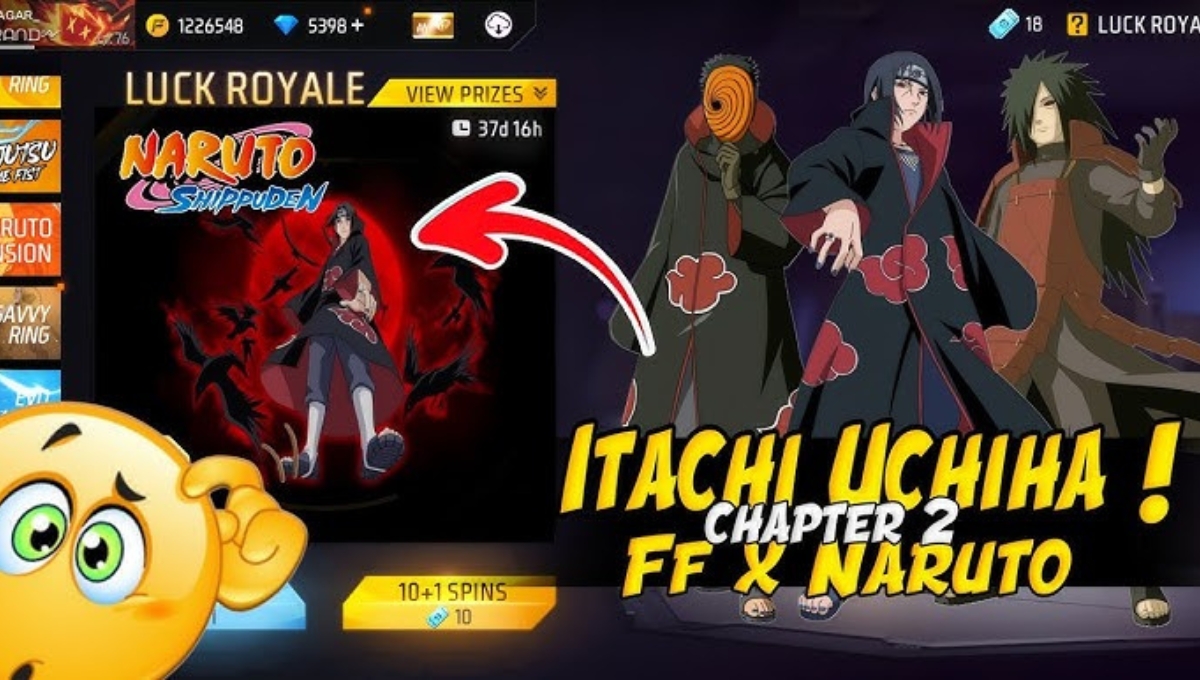 Itachi Uchiha in Free Fire