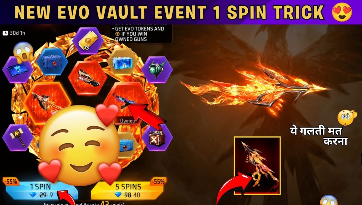Free Fire MAX New EVO AUG Event