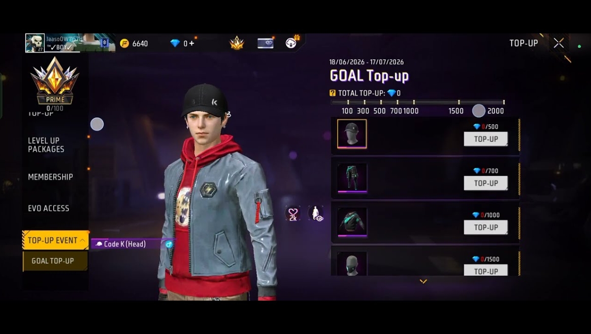 Free Fire MAX Top-Up Event 