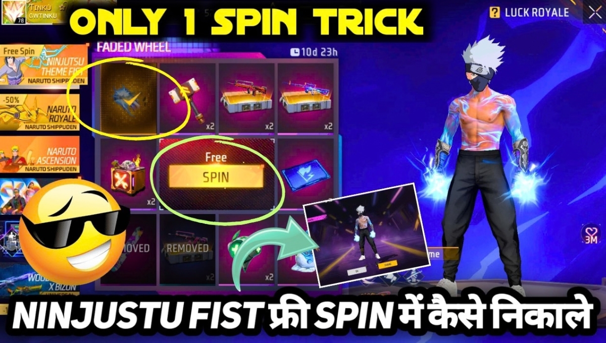 Free Fire Ninjutsu Theme Fist Trick