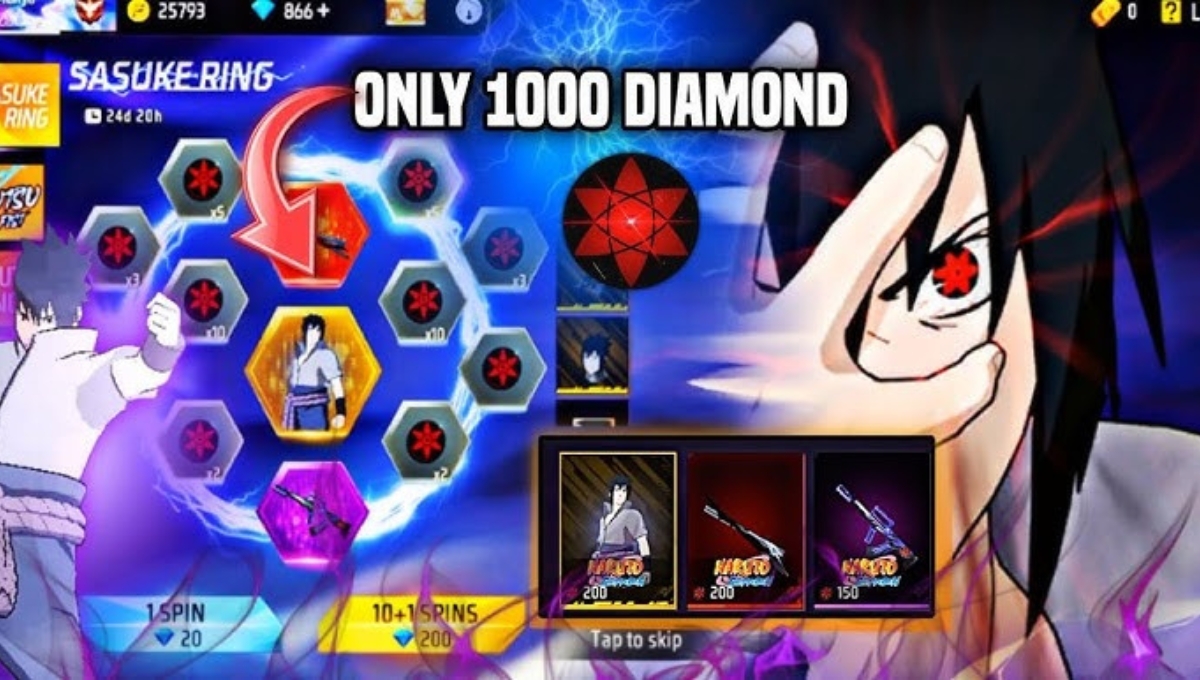 Free Fire Sasuke Ring Trick