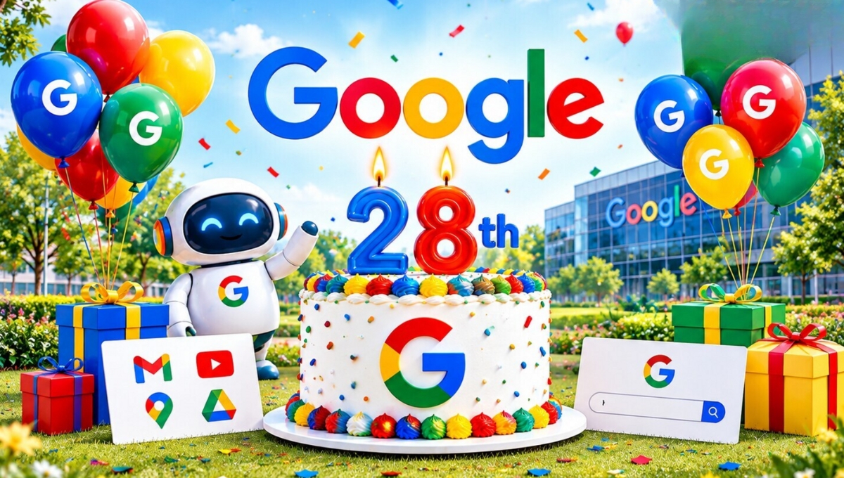 Google 28th Birthday Doodle